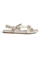 Zadig & Voltaire Women's Forget Me Knot Square Toe Thong Sandals