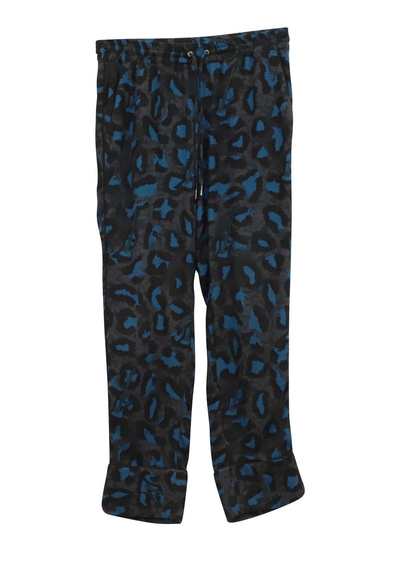 Zadig & Voltaire Zadig and Voltaire Parone Leo Print Trousers in Multicolor Viscose