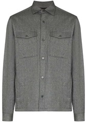 Zegna button-down shirt jacket