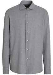 Zegna Cashco cotton-cashmere shirt