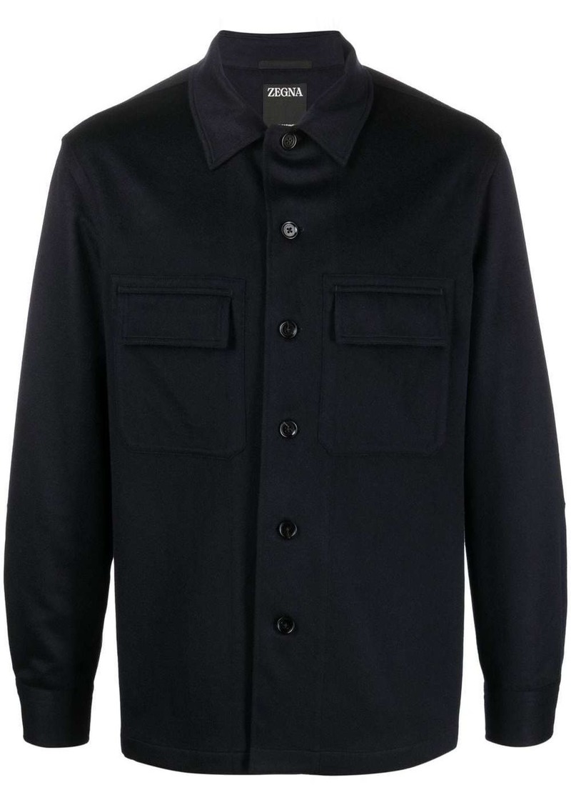 Zegna Alba Oasi cashmere overshirt