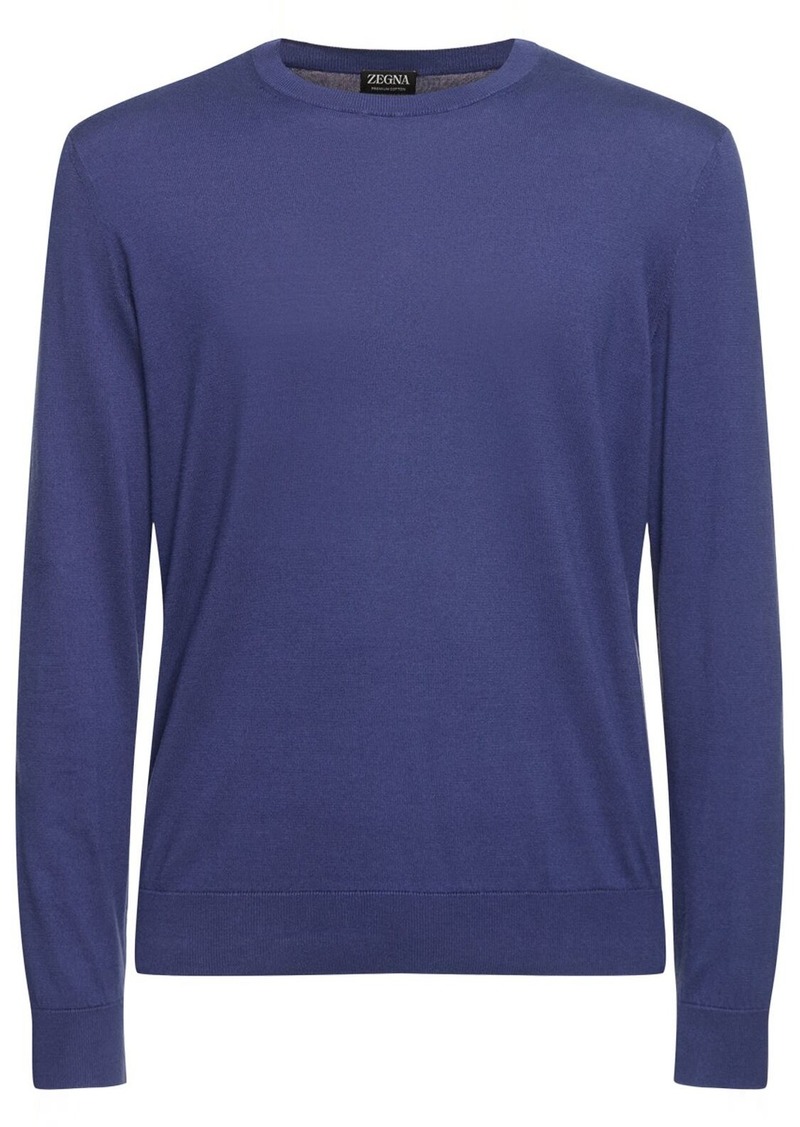 Zegna Cotton Crewneck Sweater