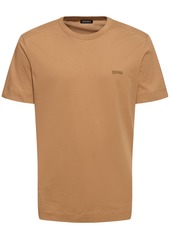 Zegna Cotton Short Sleeves T-shirt