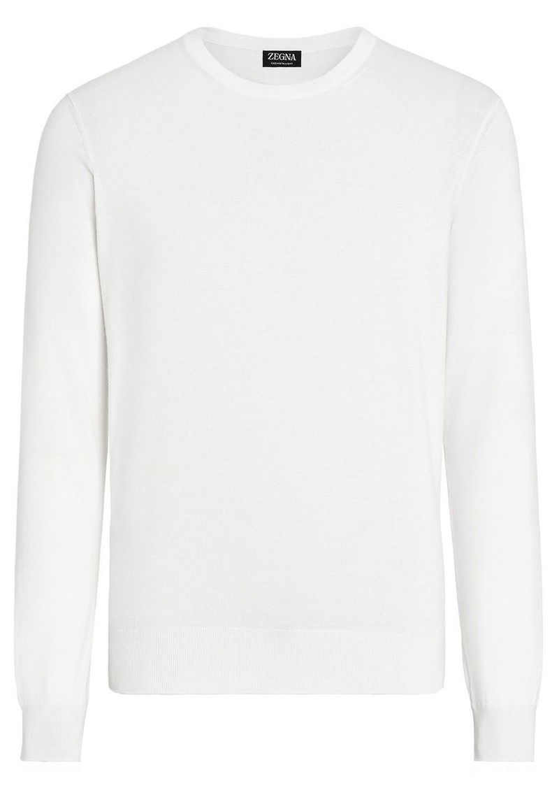 Zegna Cashseta crew-neck jumper