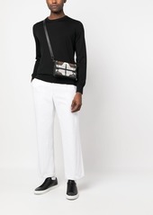 Zegna crew-neck cashmere-silk jumper