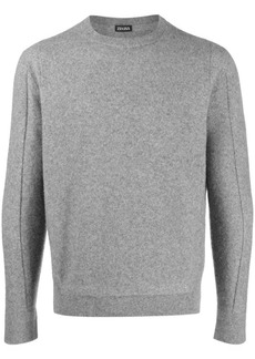 Zegna crew-neck wool-cashmere jumper