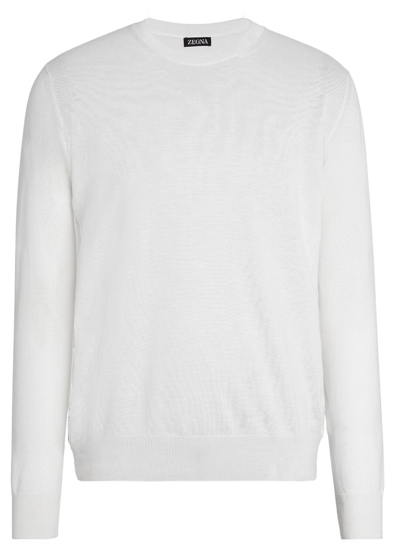 Zegna crew-neck knitted jumper