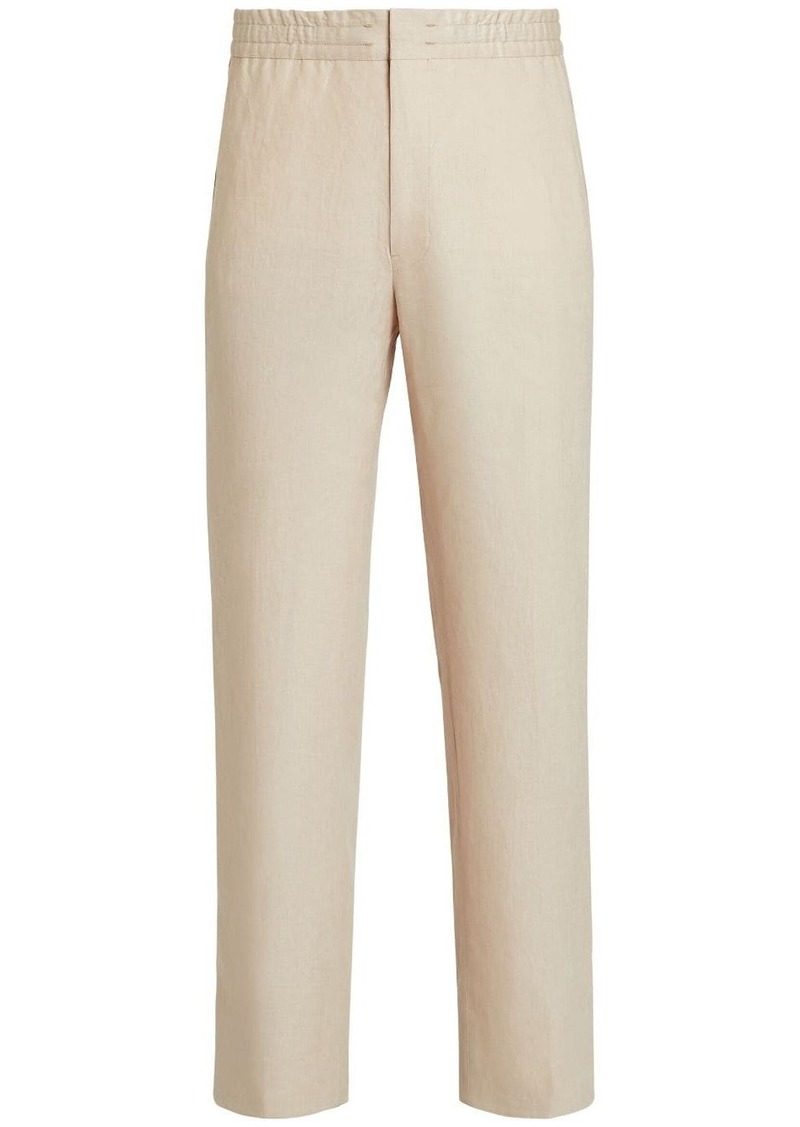 Zegna linen track pants