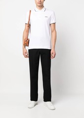 Zegna embroidered-logo polo shirt