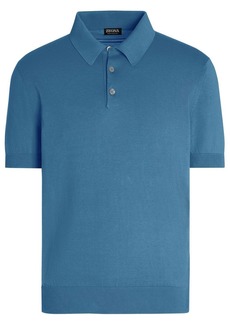 Zegna cotton polo shirt