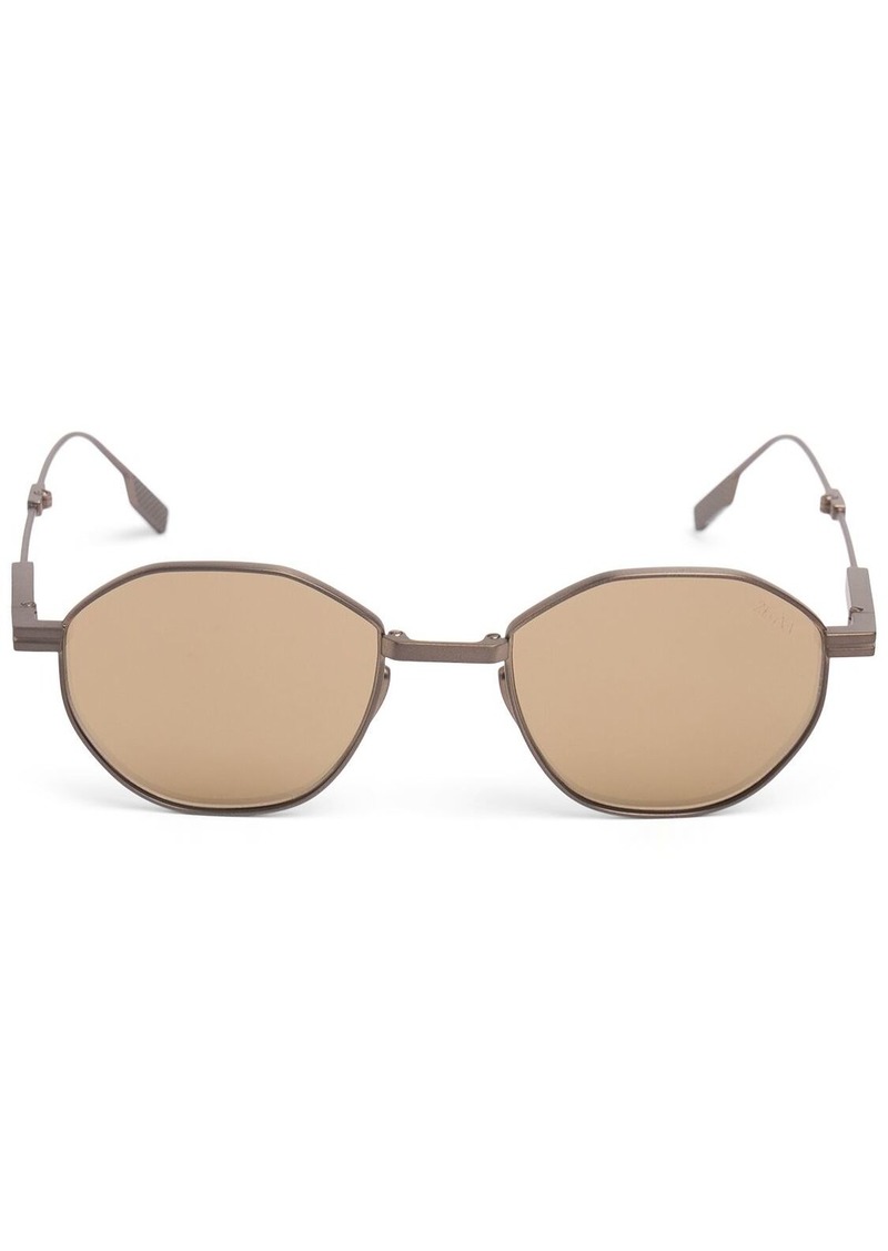 Zegna Foldable Titanium Sunglasses