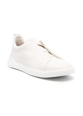 Zegna grained-leather low-top sneakers