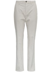 Zegna Ivory-colored Cotton Tailored Trousers
