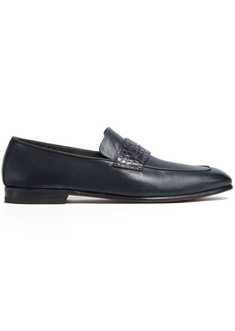 Zegna L'Asola leather loafers
