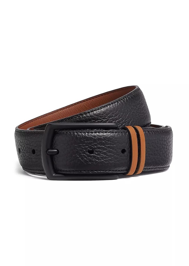 Zegna Leather Belt