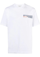 Zegna logo patch crew-neck T-shirt