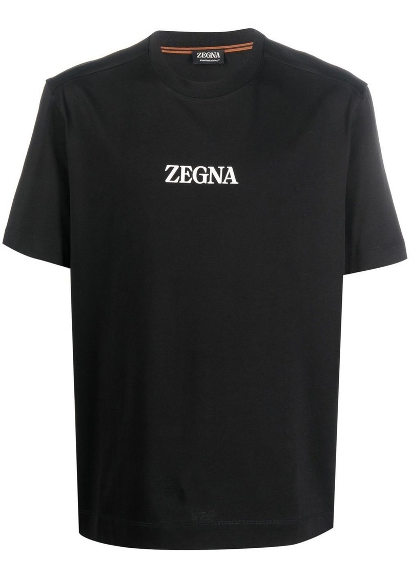 Zegna logo-print cotton T-shirt