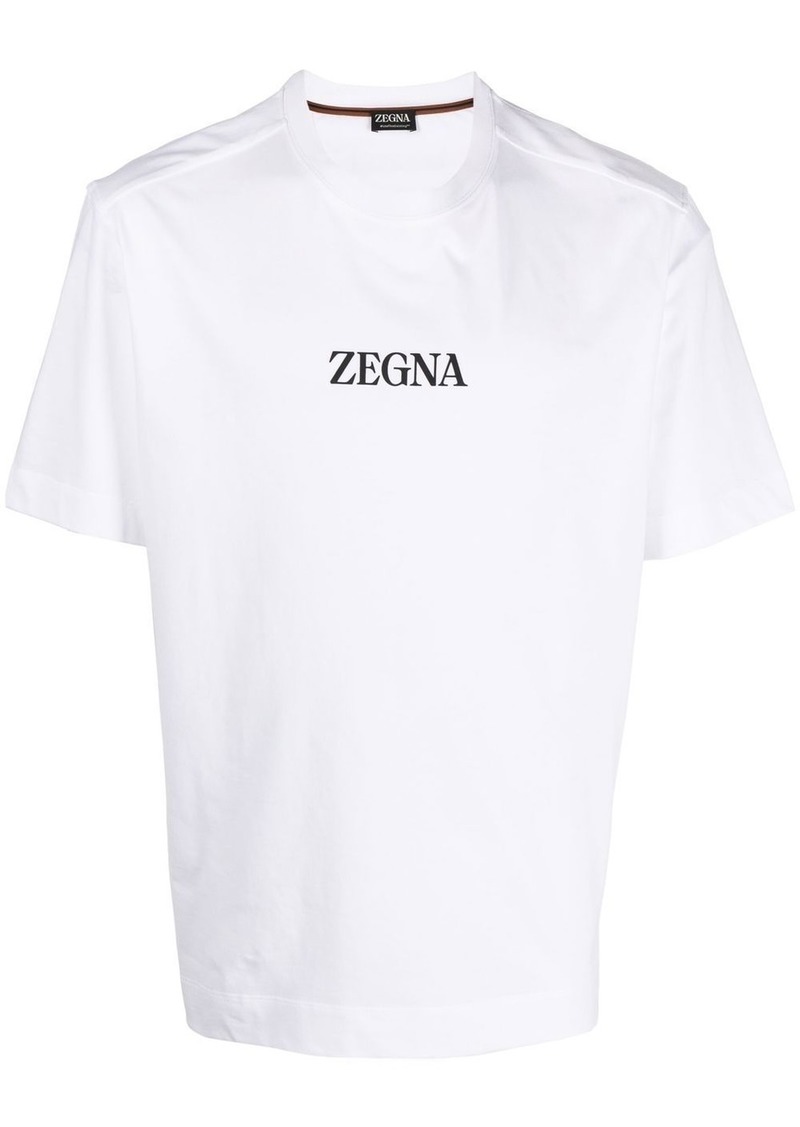 Zegna logo-print crew-neck T-shirt