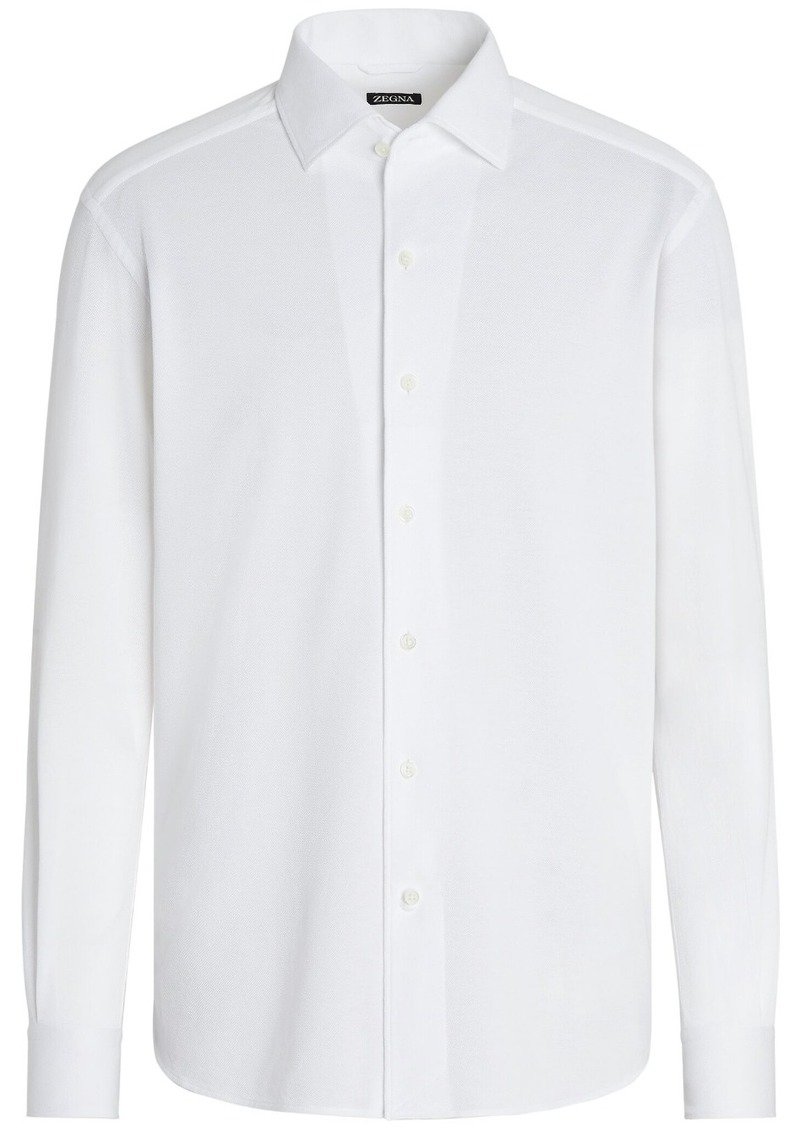 Zegna long-sleeve cotton shirt