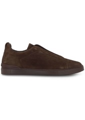 Zegna low-top suede sneakers