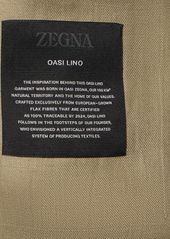 Zegna Oasi Linen Twill Overshirt