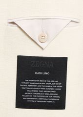 Zegna Oasi Oversized Linen Blazer
