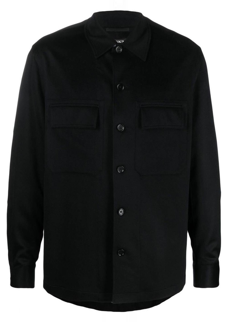 Zegna Alba Oasi cashmere overshirt