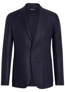 Zegna Pure Linen single-breasted jacket