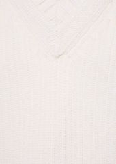 Zegna Ribbed Cashmere & Cotton Knit Vest