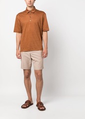 Zegna short-sleeve linen polo shirt