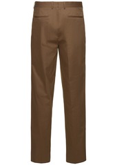 Zegna Single Pleat Premium Cotton Blend Pants