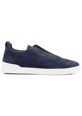 Zegna slip-on suede sneakers