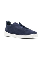 Zegna slip-on suede sneakers