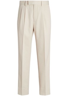 Zegna Double Pleat cotton-wool trousers