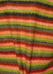 Zegna Striped Cashmere & Wool Crewneck Sweater