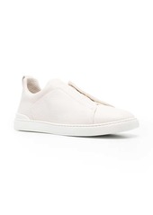 Zegna triple-stitch low-top sneakers