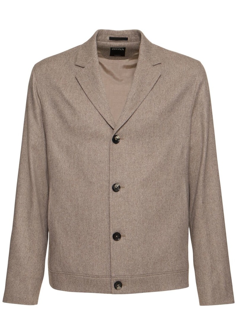 Zegna Wool & Cashmere Deconstructed Blazer