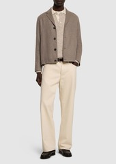 Zegna Wool & Cashmere Deconstructed Blazer