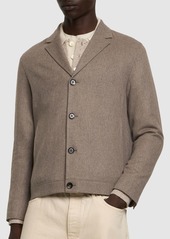 Zegna Wool & Cashmere Deconstructed Blazer