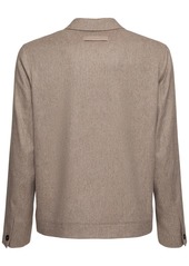 Zegna Wool & Cashmere Deconstructed Blazer