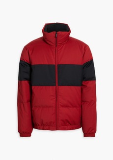 Z Zegna - Two-tone quilted wool-blend down jacket - Red - L