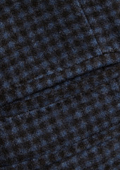 Zegna - Checked cashmere-felt blazer - Black - IT 54