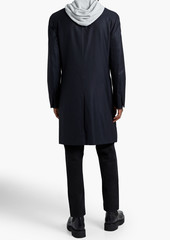 Zegna - Double-breasted wool-twill coat - Blue - IT 54