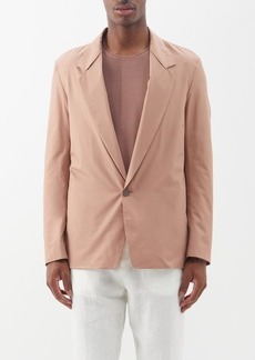 Zegna - Single-breasted Mulberry-silk Blazer - Mens - Pink