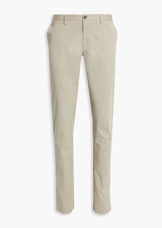 Zegna - Slim-fit stretch-cotton twill pants - Neutral - IT 54