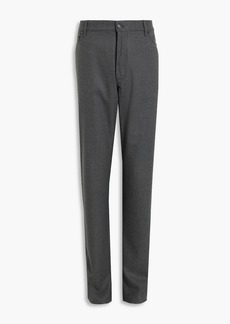 Zegna - Wool-blend flannel pants - Gray - 40