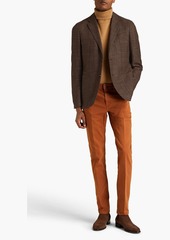 Zegna - Wool-blend tweed blazer - Brown - IT 52