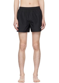 ZEGNA Black Drawstring Swim Shorts