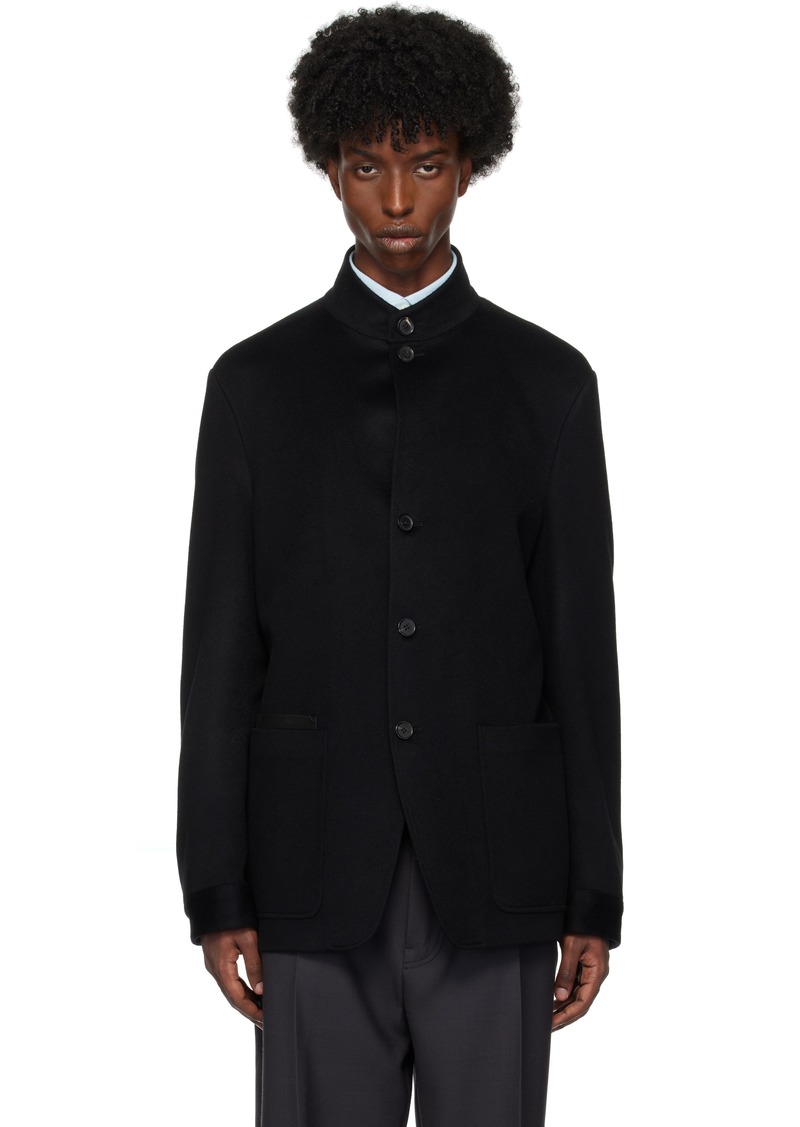 ZEGNA Black Oasi Cashmere Il Conte Jacket