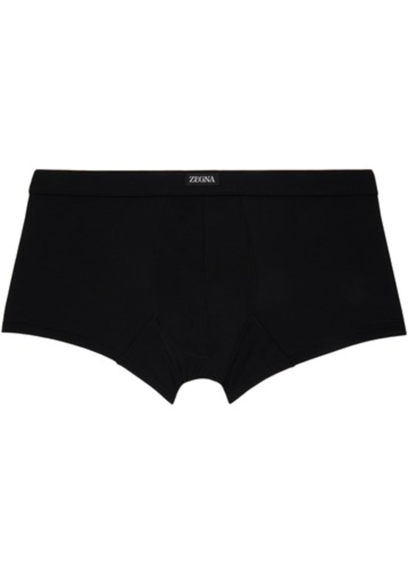 ZEGNA Black Patch Boxer Briefs